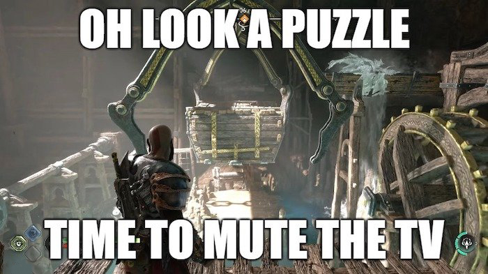 gaming memes - pc game - Oh Look A Puzzle Time To Mute The Tv Pent