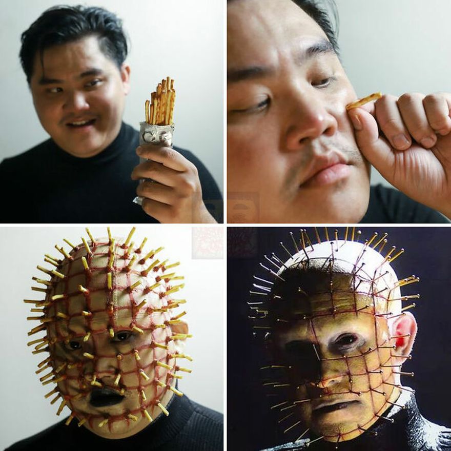 awesome cosplays - pinhead profile