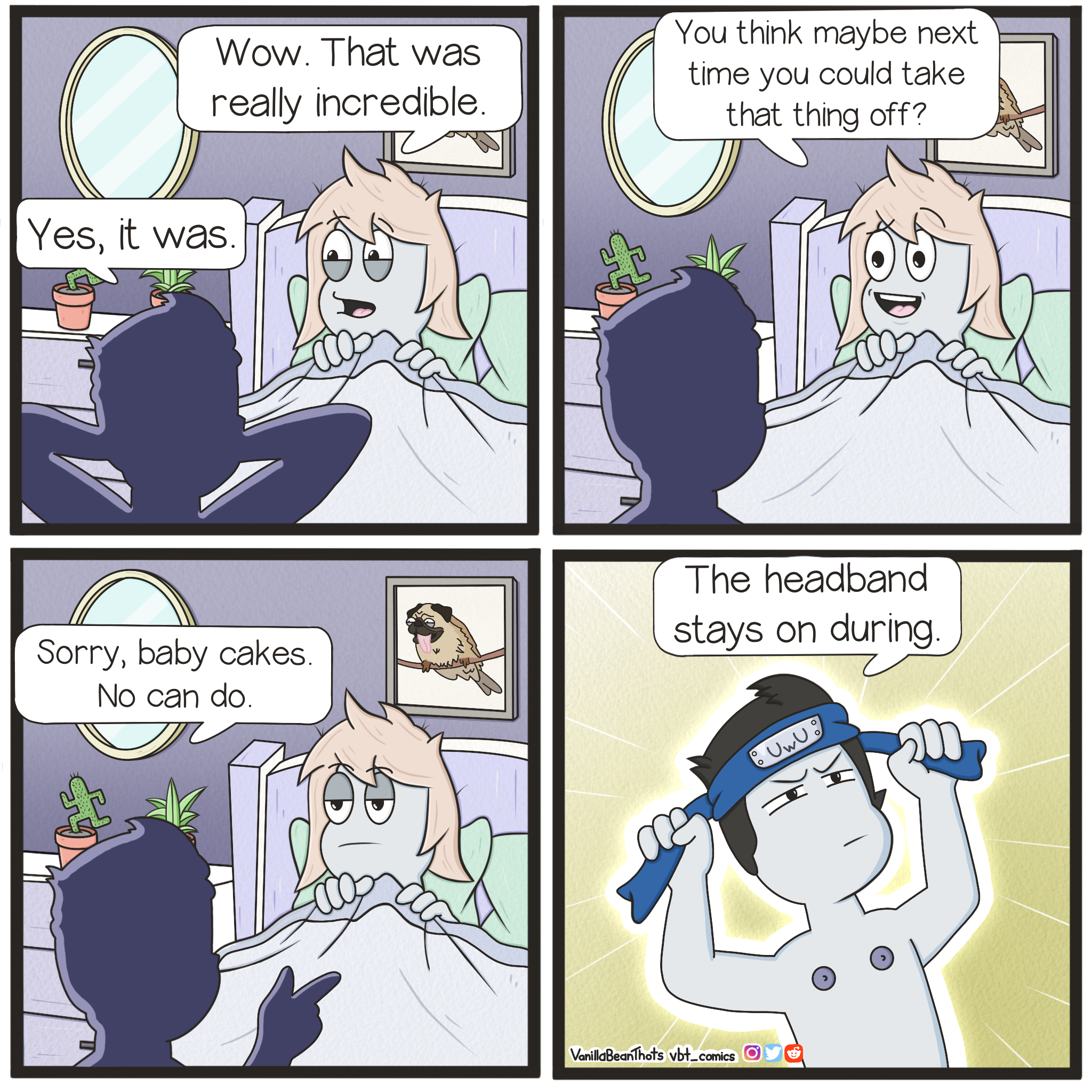 funny memems and tweetscomics - Wow. That was really incredible. Yes, it was. Sorry, baby cakes. No can do. You think maybe next time you could take that thing off? The headband stays on during. VarieThat's vbt.comics Bulu