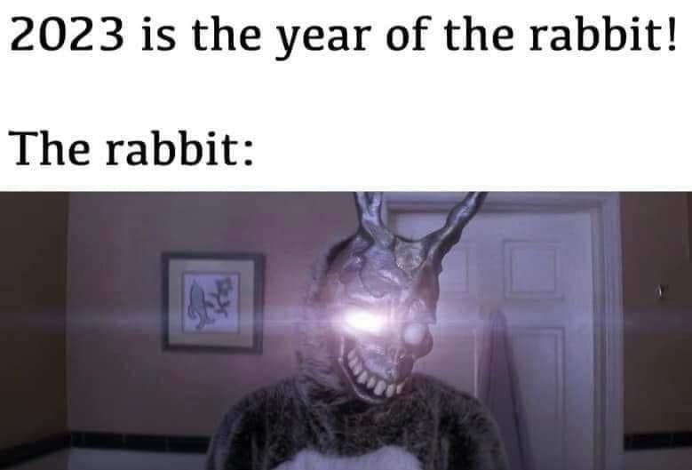 frank donnie darko mirror - 2023 is the year of the rabbit! The rabbit Bets