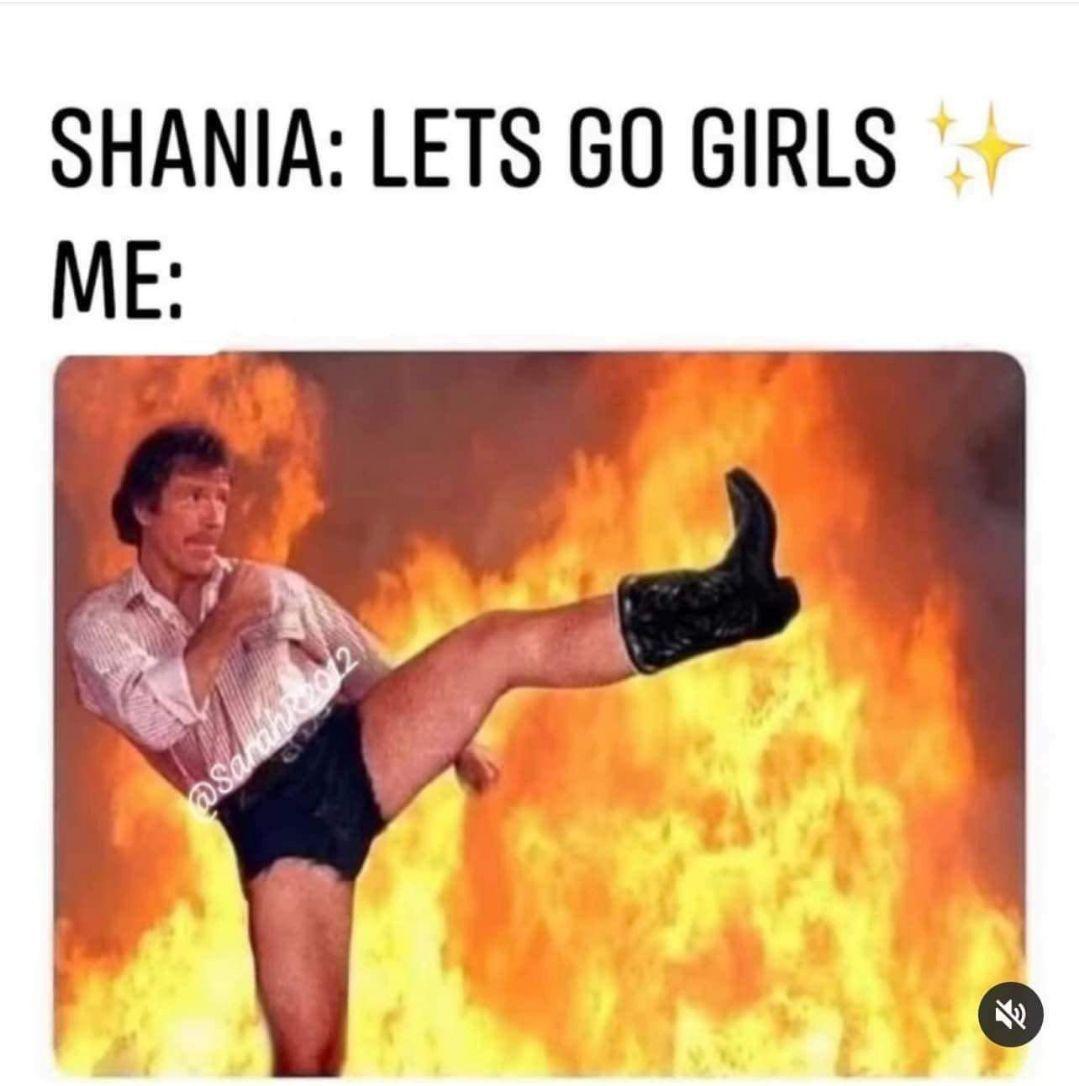 dank memes - heat - Shania Lets Go Girls Me 2012 K