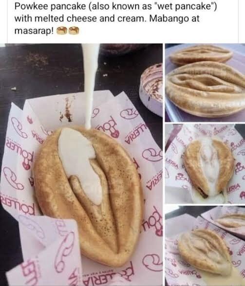 dank memes - hotteok - Powkee pancake also known as "wet pancake" with melted cheese and cream. Mabango at masarap! 9 Betoo Gt 4 hopl Care Ve Comm Viet pl Vin nog Leria Wally o Coller Leria