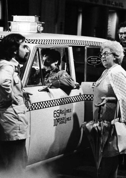 Martin Scorsese inviting his Mother to the movie set because she wanted to meet Robert De Niro, 1975.