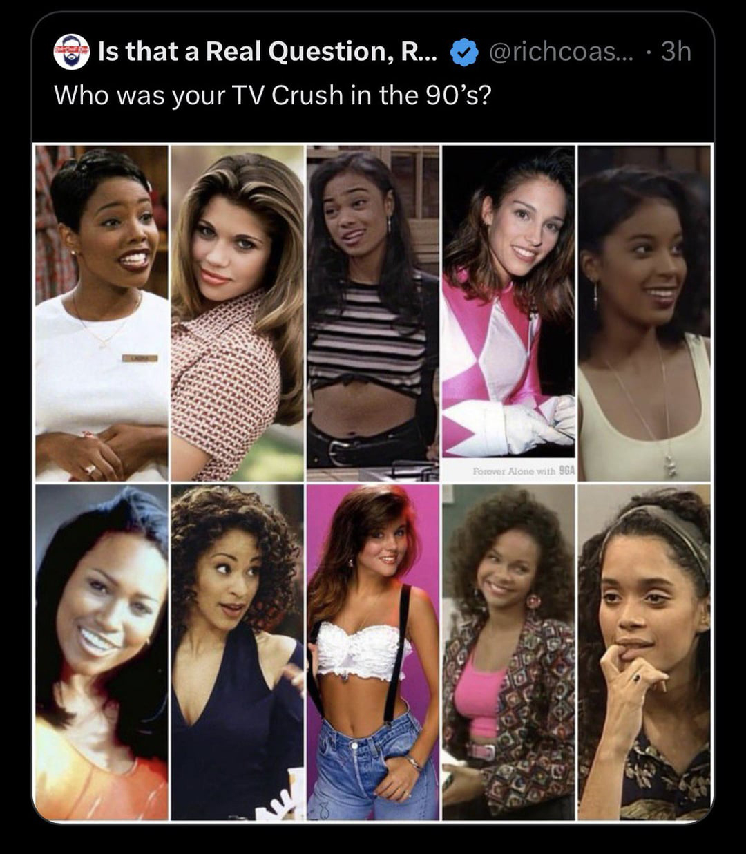 funny tweets and memes - saved by the bell - Is that a Real Question, R... Who was your Tv Crush in the 90's? ... 3h