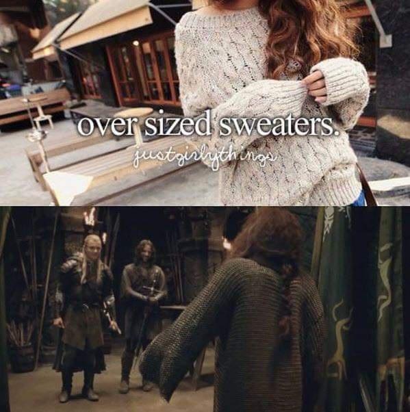 monday morning randomness - gimli it a little tight across the chest - Niz over sized sweaters. justgirlythings