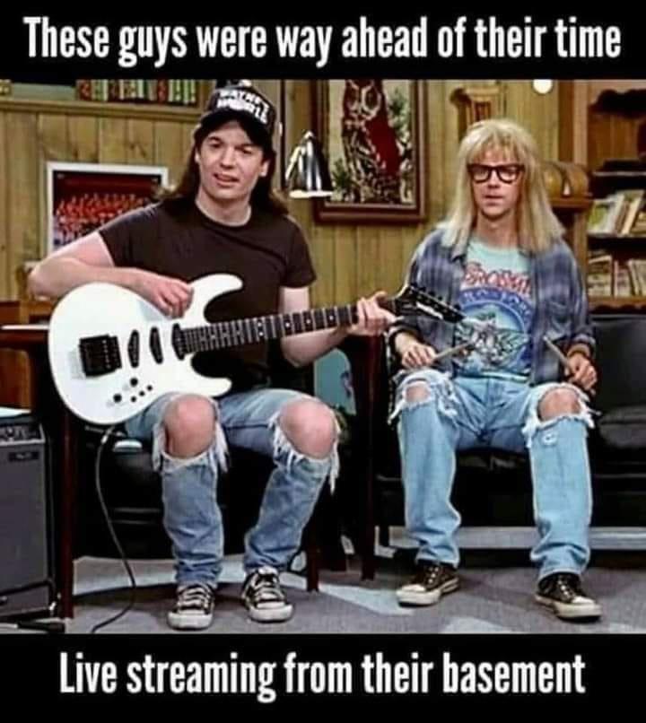 dank memes - gen x meme - These guys were way ahead of their time E1999 Cohhhhtett Bredealing Live streaming from their basement