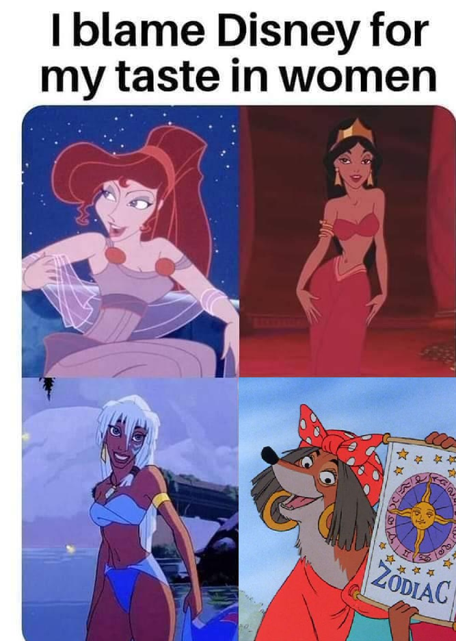 dank memes - meg from hercules - I blame Disney for my taste in women Zodiac
