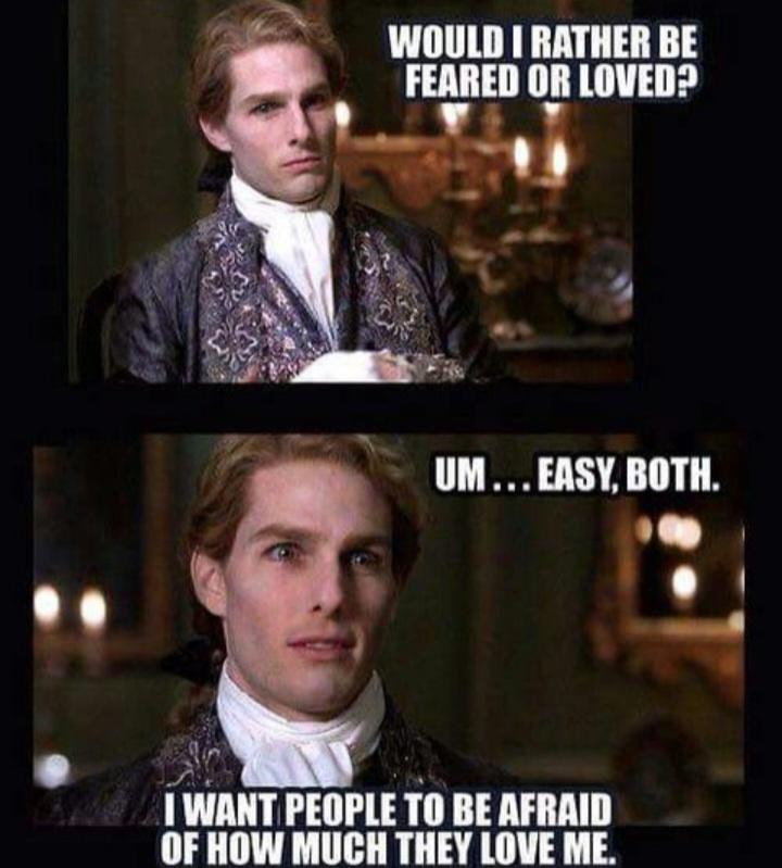 monday morning randomness - harry potter captions - Would I Rather Be Feared Or Loved? Um... Easy, Both. Amai Want People To Be Afraid Of How Much They Love Me.