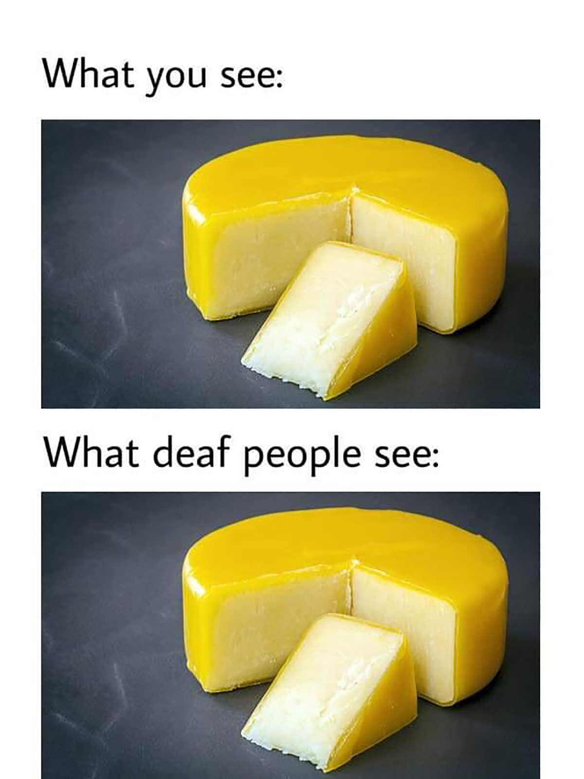monday memes - you see what deaf people see - What you see What deaf people