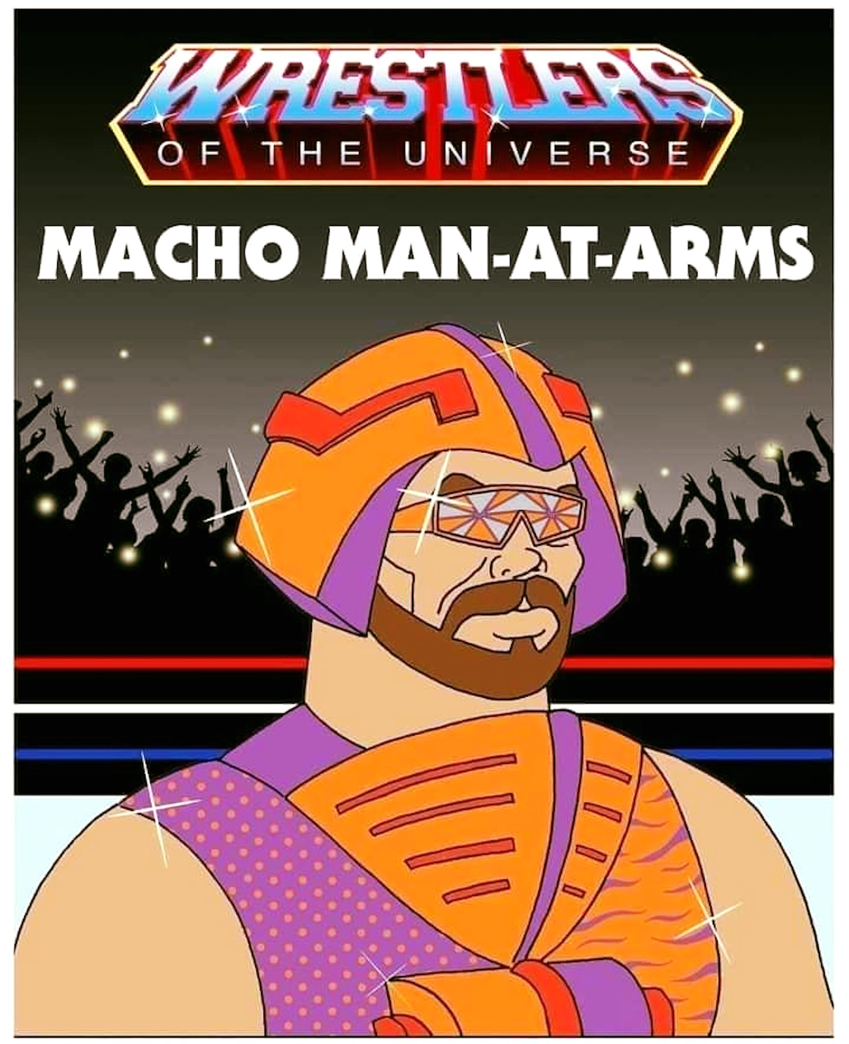 monday memes - cartoon - Wrestlers Of The Universe Macho ManAtArms