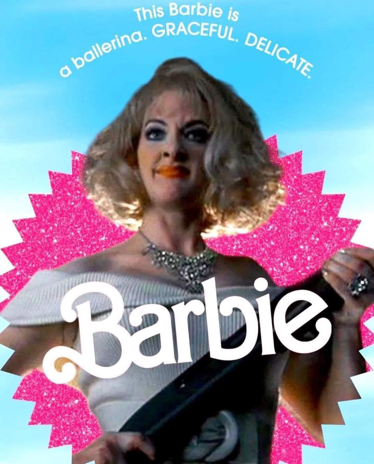 fresh memes - barbie instagram trend - This Barbie is a ballerina. Graceful. Delicate. Barbie 404