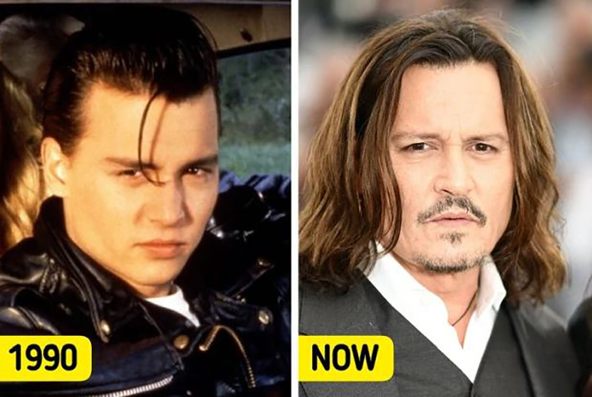 celebs who turned 60. - -Johnny Depp - 1990 Now