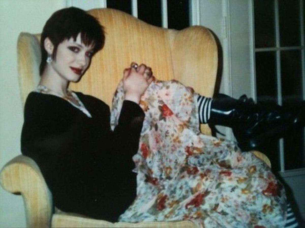Christina Hendricks in the early 90s.