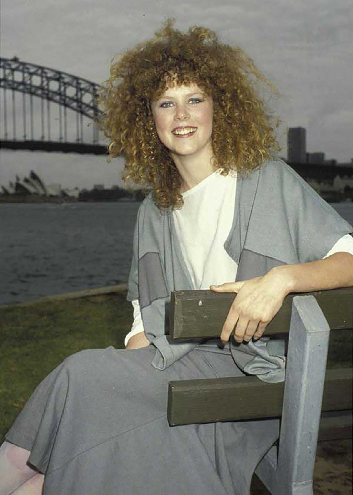 16-year-old Nicole Kidman doing a promo shoot for BMX Bandits (1983) in Sydney.