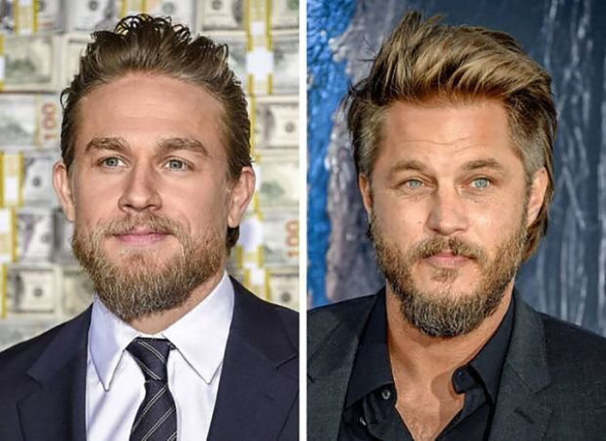 Charlie Hunnam and Travis Fimmel