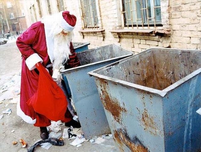 Santa Clause in Public
