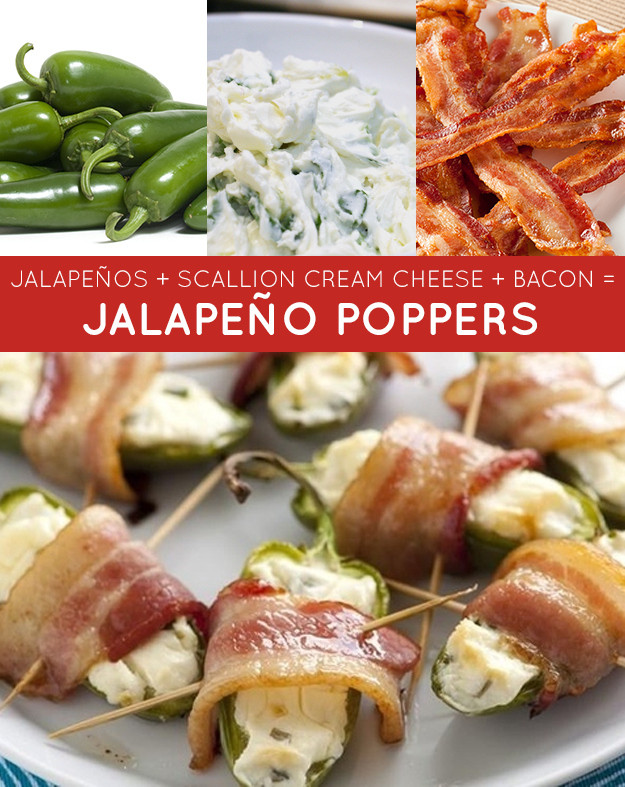 <a href="http://www.bettycrocker.com/recipes/bacon-wrapped-jalapeno-poppers/e2d02568-8d4d-4072-b32a-8445e5558480#!" target="_blank">Jalapeno Poppers</a>.