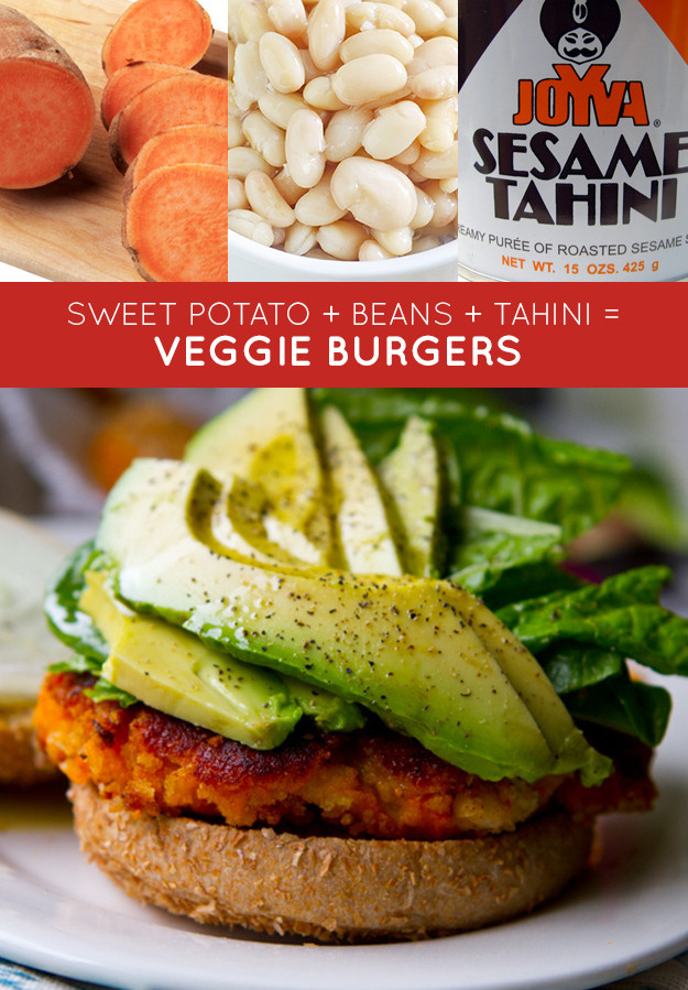 <a href="http://kblog.lunchboxbunch.com/2012/02/easy-sweet-potato-veggie-burgers-with.html" target="_blank">Veggie Burgers</a>.