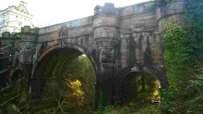 The Overtoun Bridge In Scotland Over 600 people have jumped off this bridge to take their own life, but the strange part is that every year about 15 dogs jump off the bridge as well