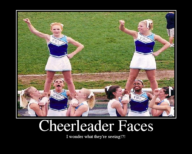 Cheerleader Faces. 