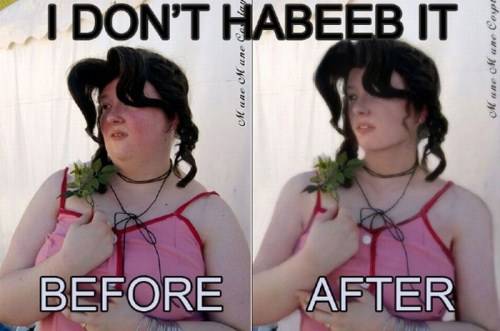 photoshop before and after funny - I Don'T Habeeb It Mne of une Coy Before After