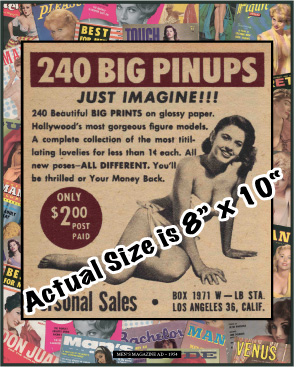 risque adult ad's from 60's70's