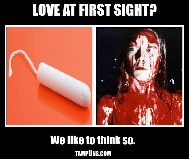 Carrie Stars In New Tampon Meme