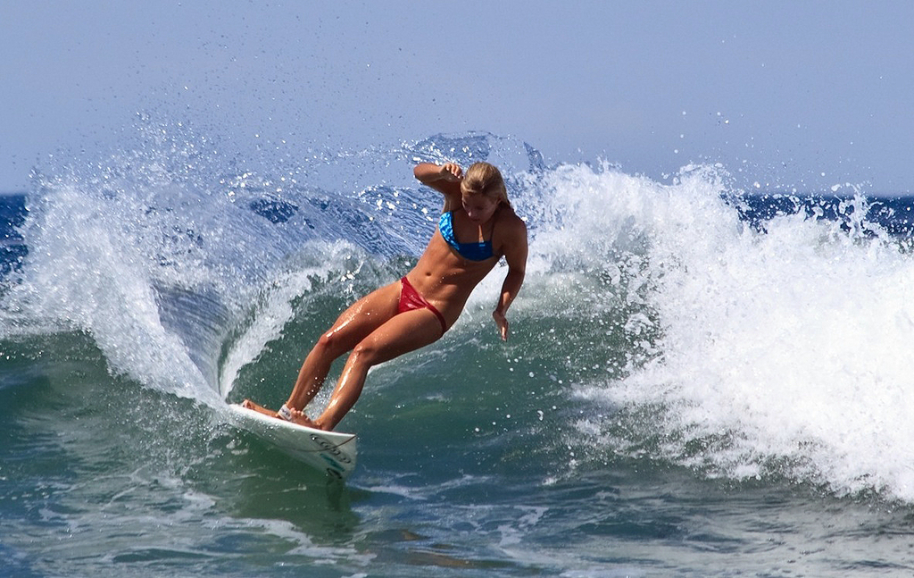 Hot Surfer Girls.