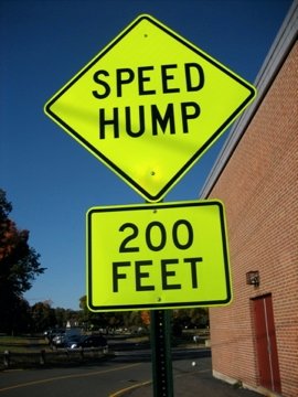 Speed hump for 200 feet?