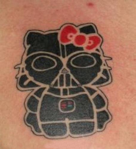 Guess there is something more stupid then a hello kitty tattoo.