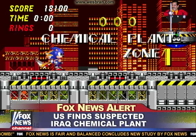 Scientists accidentally find a Chemical Plant while playing Sonic.