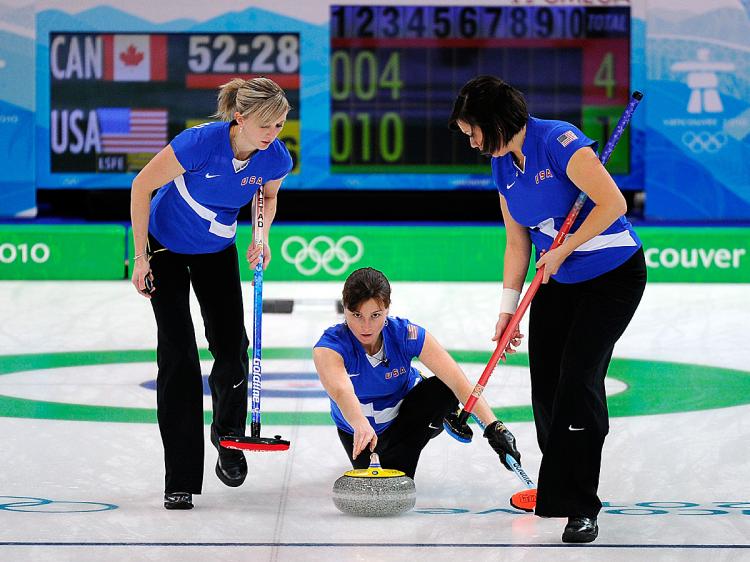 Canadian curling style