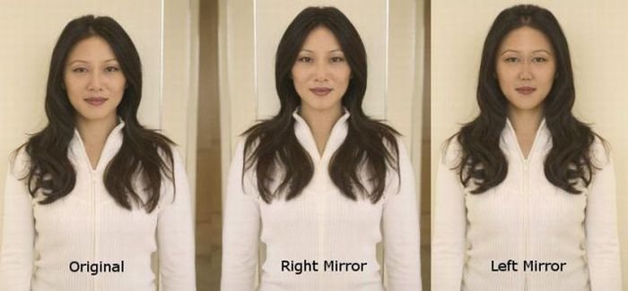 long hair - Original Right Mirror Left Mirror