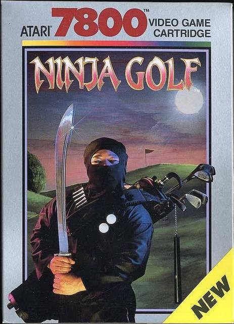 ninja golf atari 7800 - Th Atart Video Game Cartridge ATARI7800 Video Name Ninja Golf Mu New