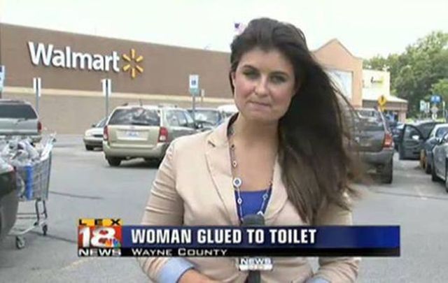 hilarious funny - Walmart Woman Glued To Toilet News Wayne County