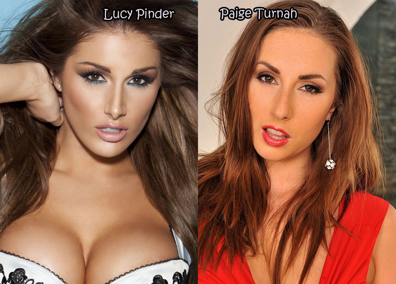 celebrity look alike porn - Lucy Pinder Paige Turnah.