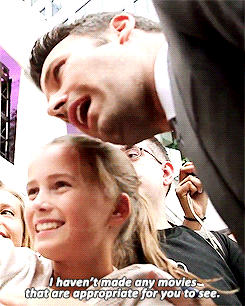 ben affleck with kids gif - I haven't made any movies that are appropriate for you to see.