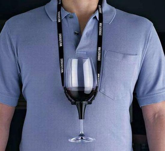 wine holder necklace