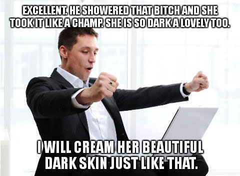 hilarious stock - Excellent He Showered That Bitch And She Took It A Champ.She Is So Darka Lovely Too. O Will Cream Her Beautiful Dark Skin Just That.