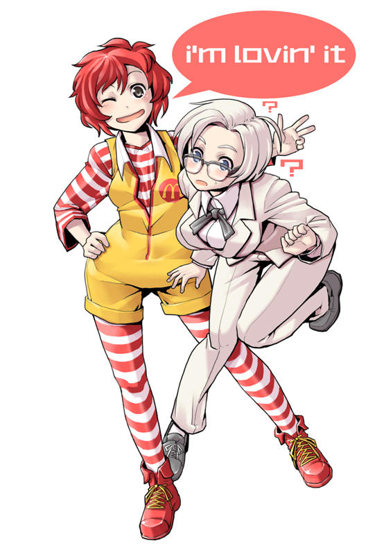Ronald McDonald and Colonel