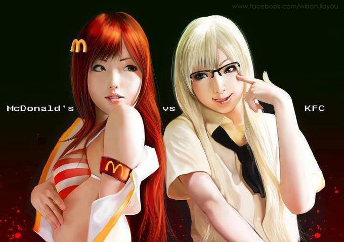 McDonald's and KFC