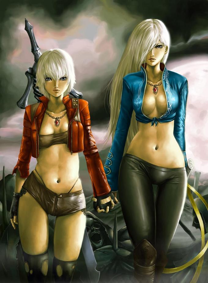 Dante and Nero from Devil May Cry