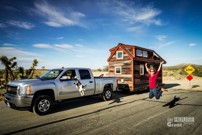 The couple moved out of their full-sized home, left their jobs, and set out for the open road six months ago.