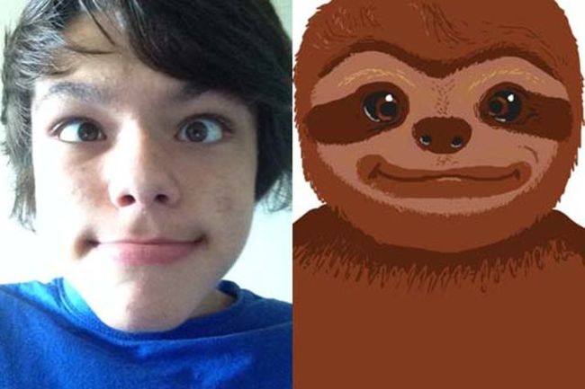 Artist Turns People Into Sloths