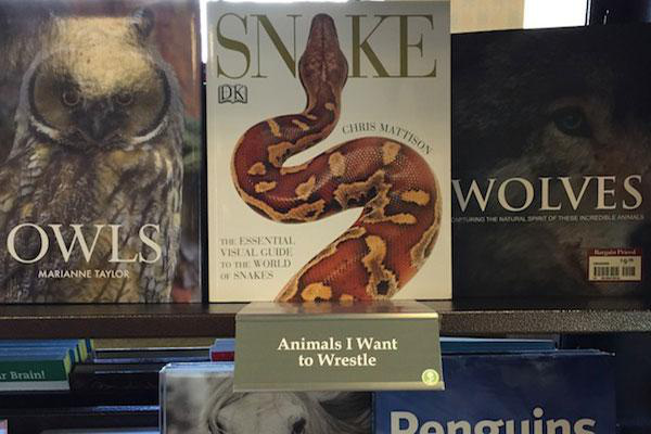 Book - Snake Dk Sma Wolves Notarltofthee Ingredelea Owls Essential Visual Glide To The World Ninis Marianne Taylor Animals I Want to Wrestle X Braint Denguins