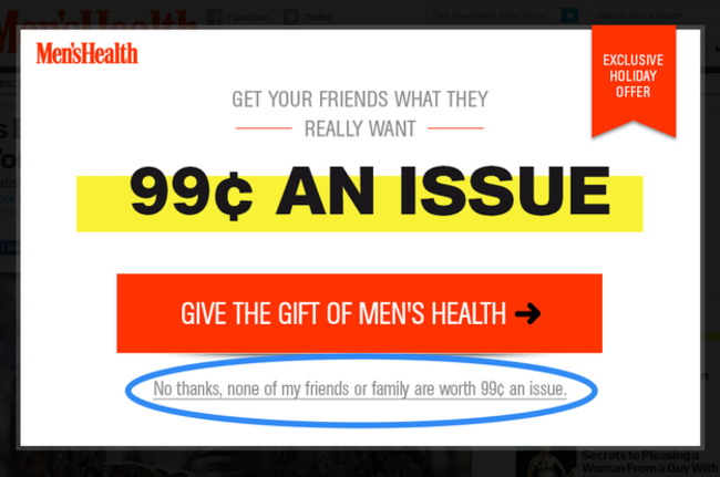 25 Awkward Online Opt-Out Forms
