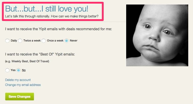 25 Awkward Online Opt-Out Forms