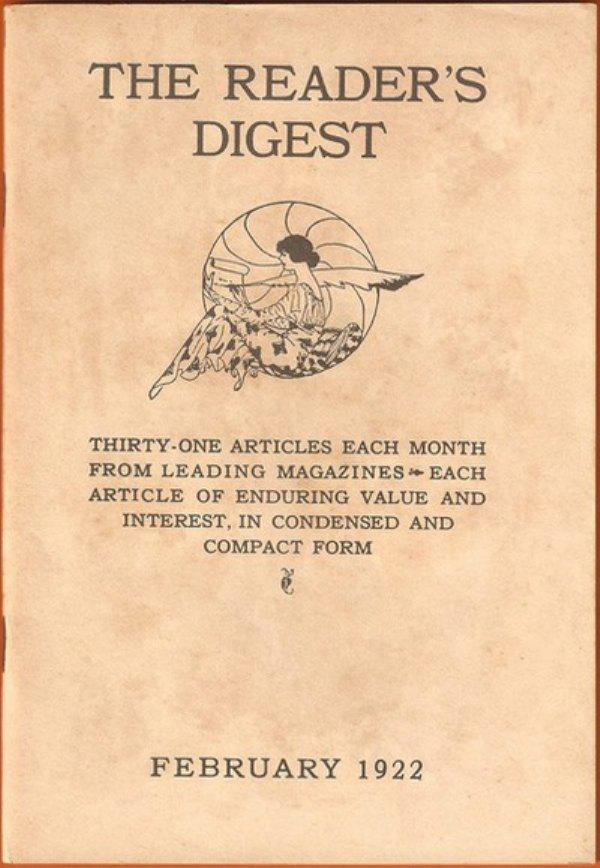 Reader’s Digest, 1922