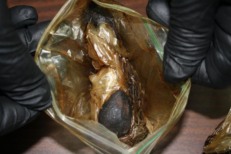 An inmate's dad smuggled a huge bag of black tar heroin in his ass but got caught. The phone calls were being monitored, and their brilliant plan was discovered.
