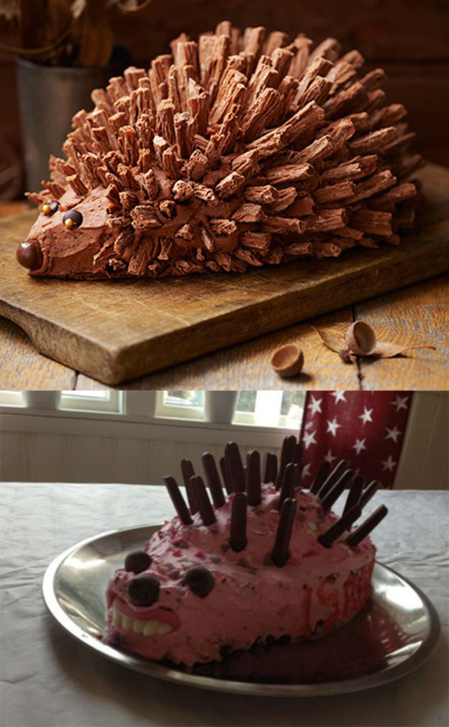 nailed it porcupine cake - X